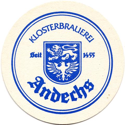 andechs sta-by kloster rund 2a (215-o eckiges wappen-blau) 